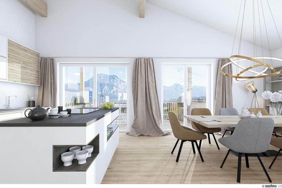 GANZ OBEN! Penthouse mit atemberaubendem Ausblick, Wohnung-kauf, 1.125.000,€, 4813 Gmunden