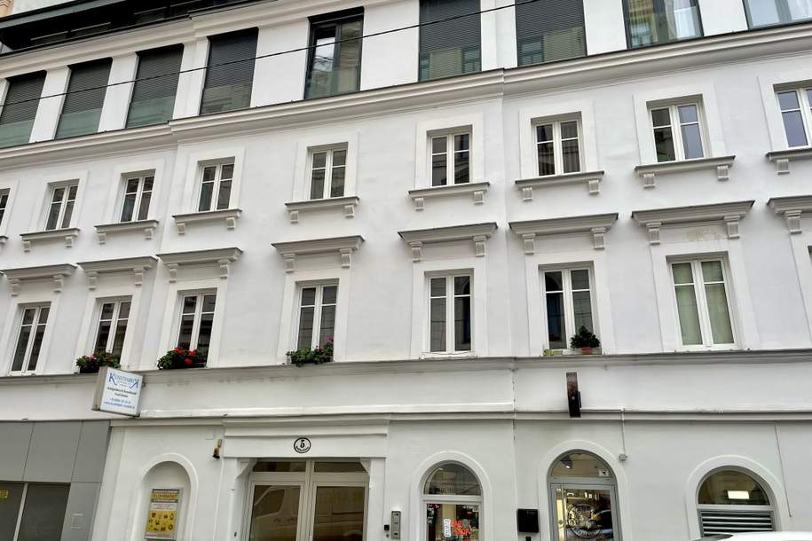 Unbefristet vermietet / gute Aufteilung / charmantes Haus, Wohnung-kauf, 238.000,€, 1060 Wien 6., Mariahilf