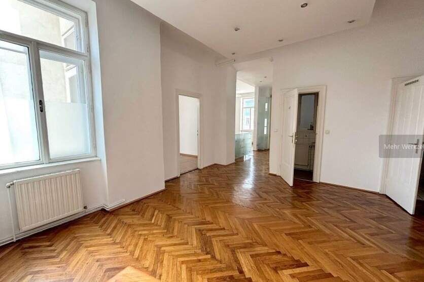 Altbaubüro - 4 Bezirk - repräsentativ - 9 Räume - Parkettböden - U1, Gewerbeobjekt-miete, 4.252,72,€, 1040 Wien 4., Wieden