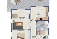 Ruhe in Seiersberg: ca. 76 m² Wohnung, Gemeinschaftsgarten, Doppelcarport, 3 Kellerräume!