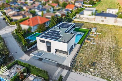 Exklusive Designvilla mit Firmensitz, 15-Meter-Pool &amp; 271 m² Fahrzeuggarage, Haus-kauf, 2.850.000,€, 2604 Wiener Neustadt(Land)