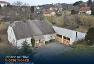 Großzügige Liegenschaft mit Wohnhaus, Halle und 2.427 m² Grund in Litzelsdorf