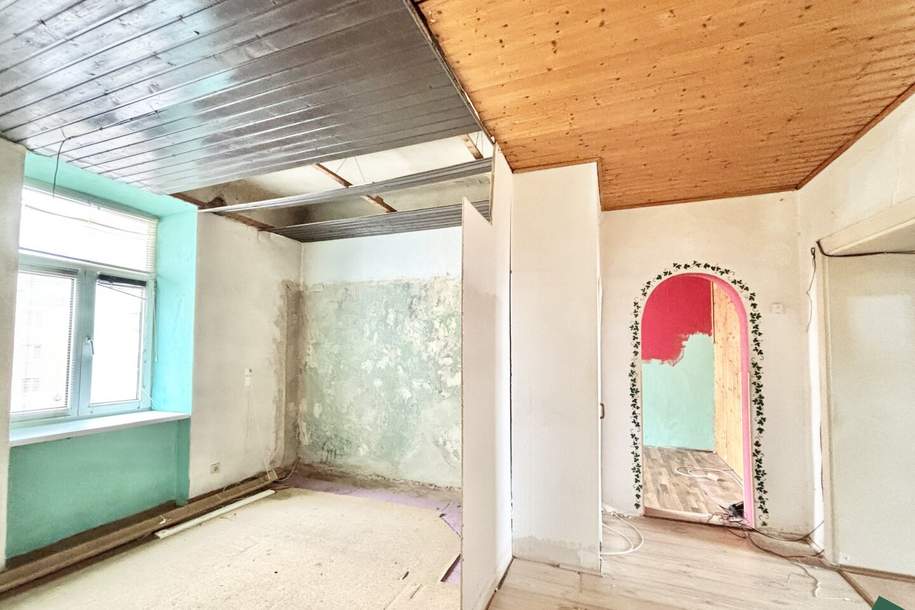 Sanierungsbedürftige 1,5-Zimmer-Altbauwohnung in guter Lage in Meidling, Wohnung-kauf, 139.000,€, 1120 Wien 12., Meidling