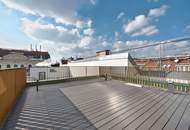 LUXUS-PENTHOUSE DIREKT AM NASCHMARKT! Grandiose Dachterrasse mit traumhaften Wienblick
