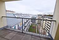 DACHGESCHOSS, gepflegte 103 m2 Neubau mit Loggia und Balkon, Wohnküche, 3 Zimmer, Wannenbad, Parketten, Holbeingasse