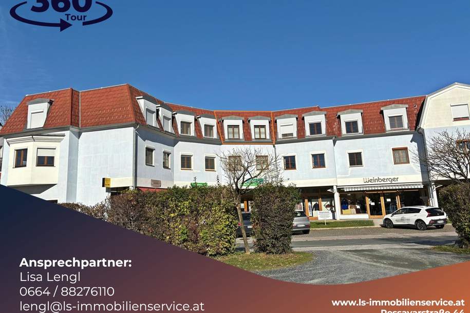 Helle und moderne 2-Zimmer-Wohnung mit Tiefgaragenplatz in Bad Tatzmannsdorf, Wohnung-kauf, 116.500,€, 7431 Oberwart