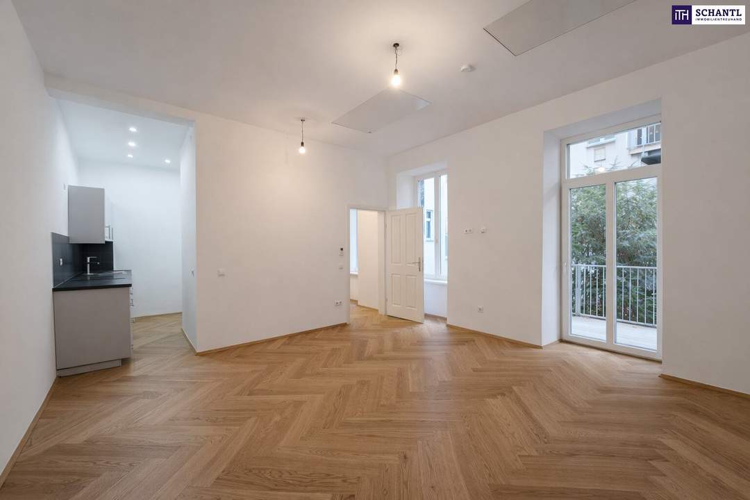 WOW! TOP LAGE in unmittelbarer Nähe zum Augarten + Altbaujuwel mit großzügigem Balkon + absolut ruhige Innenhoflage