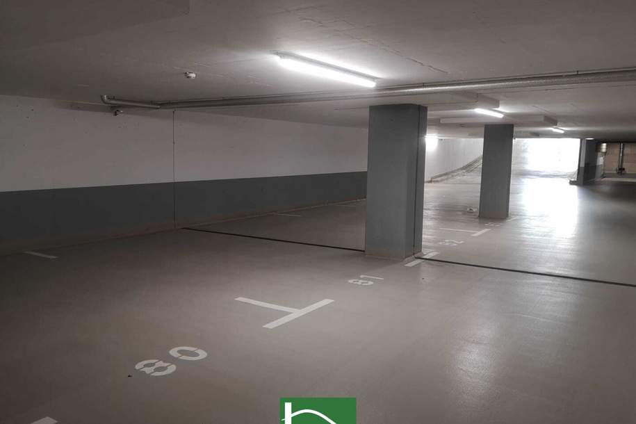 Geschützer PKW Tiefgaragenstellplatz im Zentrum von St. Pölten - zwischen Bahnhof und Klinikum. - WOHNTRAUM, Kleinobjekte-miete, 86,59,€, 3100 Sankt Pölten(Stadt)