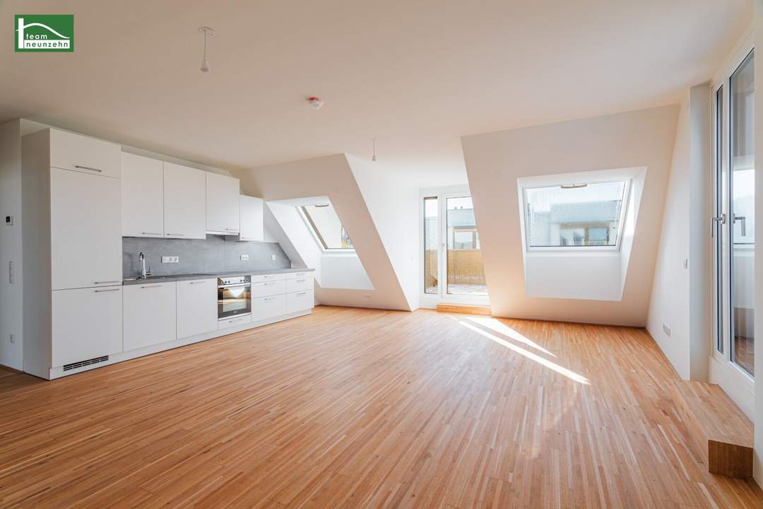 Exklusive 4 Zimmer Wohnung mit 4 Terrassen nahe Kagraner Platz!