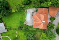 RIESIGER POOLBEREICH MIT AUSBLICK ÜBER GRAZ! Exklusives Einfamilienhaus in Eggenberg mit Pool, XXL-Terrasse &amp; Traumgarten – Ihre private Oase in Graz!