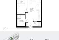 Wohngenuss nahe der Donau - Gemütliche 2-Zimmer-Wohnung mit großer Freifläche - ab 01.12.2026 beziehbar!