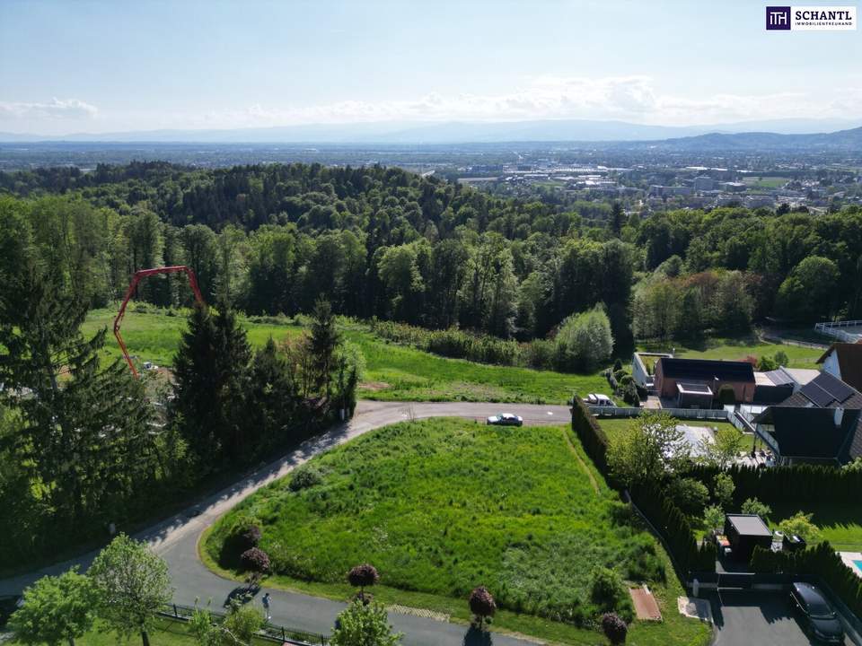 Einzigartiger Panoramablick - Exklusives Grundstück in Raaba + GLASFASERANSCHLUSS