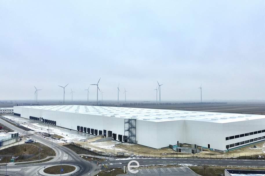 Direkt an der Grenze zwischen Österreich und Slowakei I Lager- und Produktionshalle ab rd. 3.900 m² zu mieten, Gewerbeobjekt-miete, 82.425,00,€, 2421 Neusiedl am See