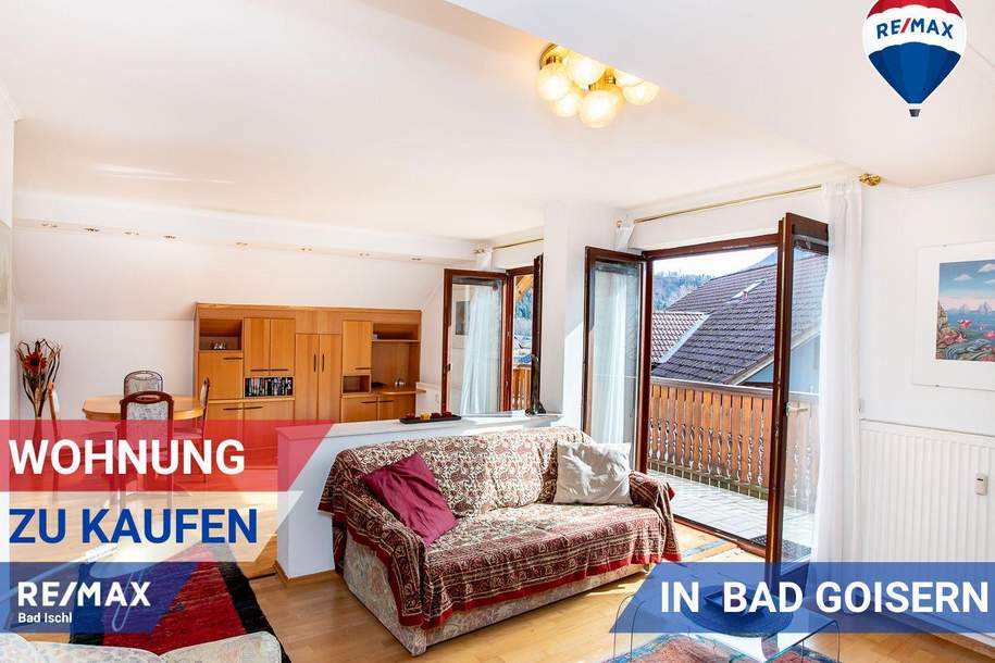 Willkommen in Ihrer Wohnung in Bad Goisern am Hallstättersee! Zweitwohnsitzfähig!, Wohnung-kauf, 299.000,€, 4822 Gmunden