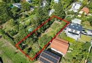 Grünes Paradies am Schafberg in Ruhelage – Sonniges rund 585 m² großes Grundstück mit herrlichem Ausblick