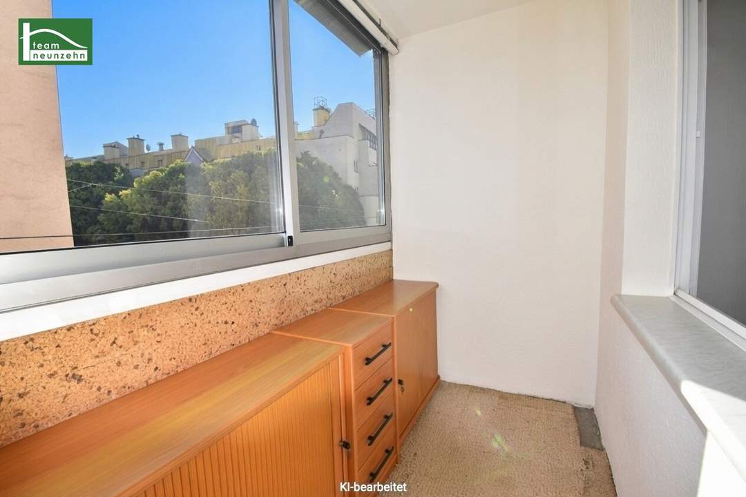 Gratuliere _ Das ist Sie, Ihre neue Wohnung - Geräumige 3-Zimmer mit Loggia unweit des Brunnenmarkts (ca. 10min in den 1.Bezirk)!