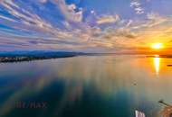 Der See als Nachbar - mit Sonnenuntergang zum Feierabend