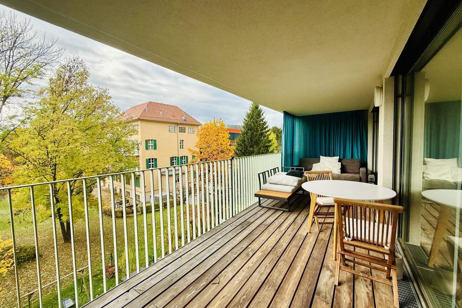 +++ Rosenhain +++ Luxuriöse 2-Zimmer-Wohnung mit sonnigem Balkon &amp; TG-Stellplatz in Geidorf, Wohnung-miete, 935,39,€, 8010 Graz(Stadt)