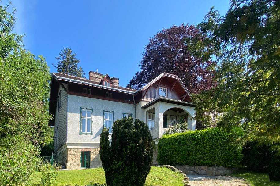 Charmante Jahrhundertwende-Villa auf Südhang im Pressbaumer Zentrum - TEILSANIERT!, Haus-kauf, 990.000,€, 3021 Sankt Pölten(Land)