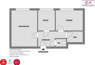 2 ZIMMER WOHNUNG / GARAGENBOX / 1210 Wien / ca. 58m2