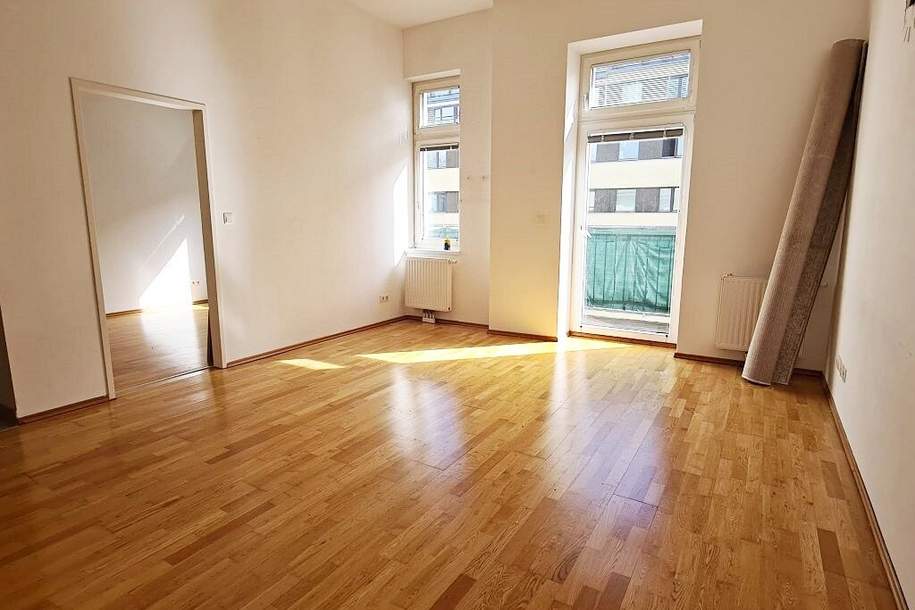 UNBEFRISTET, 79 m2 Altbau mit 6 m2 Balkon, Wohnküche, 2 Zimmer, gefördert, 2. Liftstock, Bernhardtstalgasse, Wohnung-miete, 946,27,€, 1100 Wien 10., Favoriten