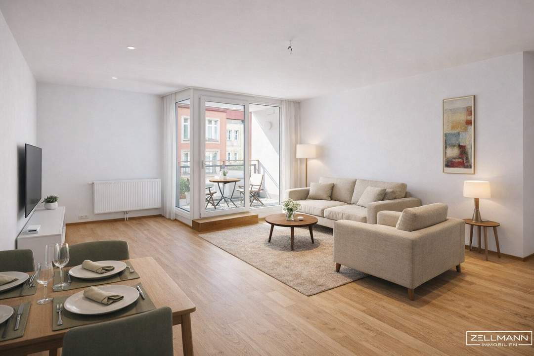 MARGARETEN | Tolles Apartment mit großer Loggia | frisch renoviert | neue Küche 2026 | ZELLMANN IMMOBILIEN