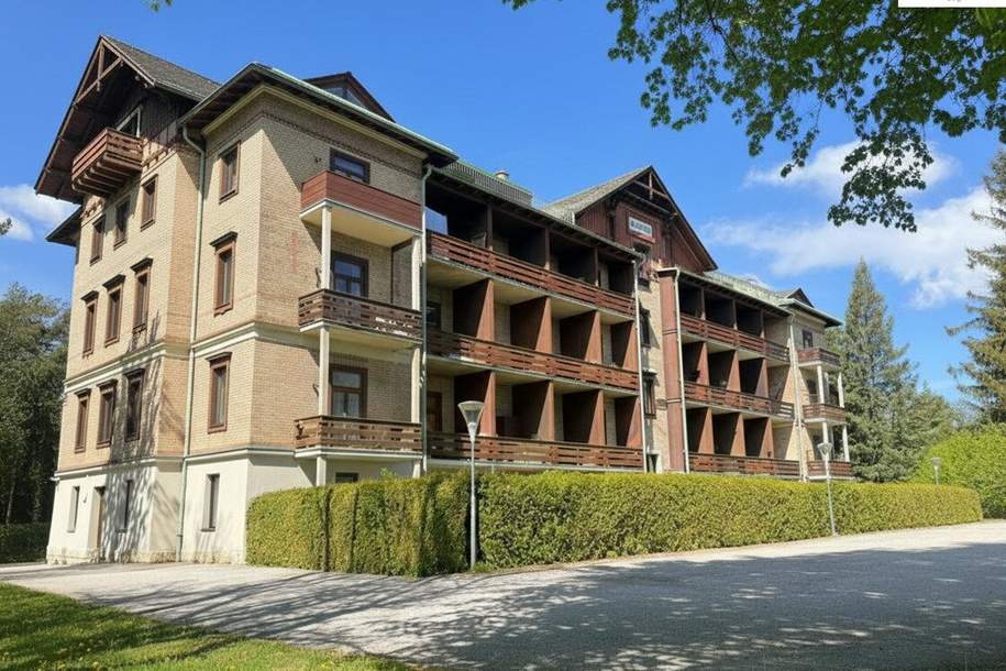 2 Zimmer Eigentumswohnung in historischer Villa "Waldhof" am Semmering mit Grünblick, Wohnung-kauf, 109.000,€, 2680 Neunkirchen