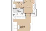 Altbaucharme neu interpretiert – 2 Zimmer im Erstbezug!