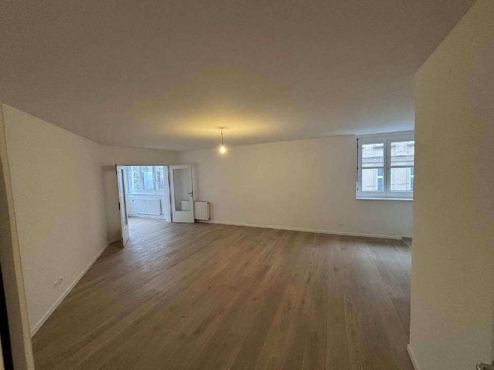 Charmant sanierte, lichtdurchflutete Erkerwohnung mit Blick auf den Schubertpark