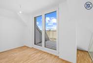 Ein Nest zum Verlieben – Wunderschöne 3-Zimmer-Dachgeschosswohnung mit sonniger Terrasse nahe U1 Kagraner Platz