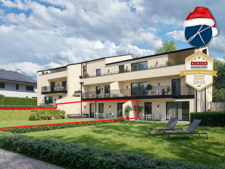 🌻🌼🌺Gartenwohnung mit 343m² Außenbereichen (Top 2) - Neubauprojekt am Kremser Steindl
