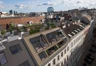 Hundertwasser lässt grüßen | LUXUS-DG-ERSTBEZUG mit TERRASSE | Komplett hofseitige Ruhelage | Ost-Ausrichtung | Klimaanlage | Luftwärmepumpe