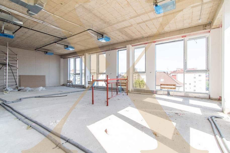 Einzigartige Neubau Büro-/ Praxisflächen im Bauprojekt "Med Cube Linz Mitte" zu vermieten!, Gewerbeobjekt-miete, 1.571,12,€, 4020 Linz(Stadt)