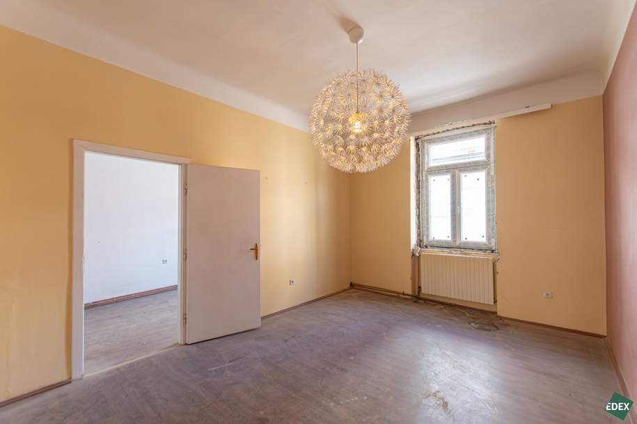Sanierungsbedürftige Zwei-Zimmer Wohnung unweit vom Donaukanal, Wohnung-kauf, 270.000,€, 1030 Wien 3., Landstraße