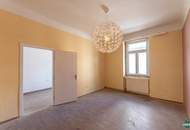 Sanierungsbedürftige Zwei-Zimmer Wohnung unweit vom Donaukanal