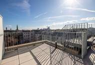 ERSTBEZUG mit DACHTERRASSE | DG-Maisonette Nähe Alte Donau | Traumhafter Fernblick | Teils hofseitig | Fernwärme | TG-Stellplatz optional | Ideal für Anleger oder Eigennutzer | Nachhaltiges Projekt