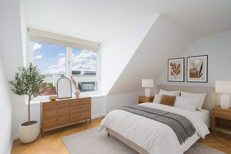 Modernes Traum-Penthouse mit Terrasse &amp; Stadtblick – Erstbezug im 4. Bezirk, Wohnung-kauf, 1.250.000,€, 1040 Wien 4., Wieden