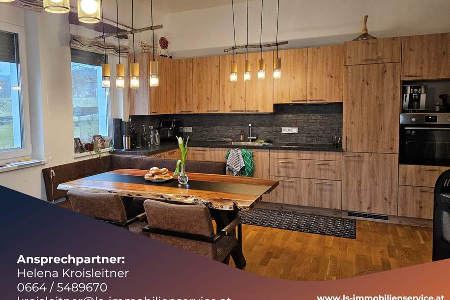 Geräumige, barrierefreie 4-Zimmer-Wohnung mit Garten und Doppelcarport in Lafnitz, Wohnung-kauf, 299.500,€, 8233 Hartberg-Fürstenfeld