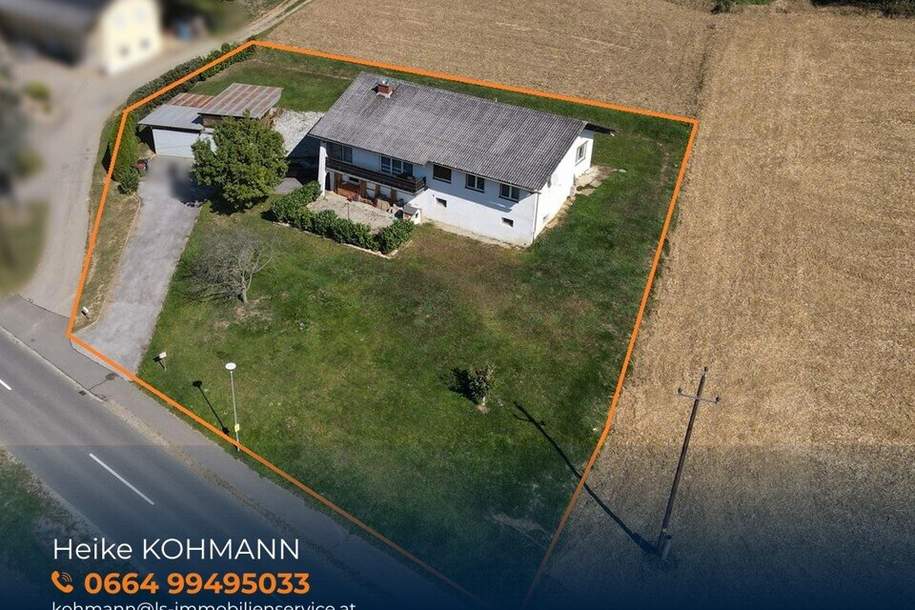 Gepflegtes Einfamilienhaus mit großem Grundstück und moderner Haustechnik – ca. 25 km von Graz, Haus-kauf, 359.000,€, 8081 Südoststeiermark
