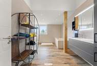 Hochwertige Wohnung mit 148 m² - Penthouseebene - Dachterrasse, Privatgarten und Pool