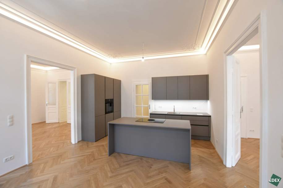 Erstbezug nach Sanierung | Traumhafte 5 Zimmer-Altbauwohnung im Salzgries, Wohnung-miete, 3.690,00,€, 1010 Wien 1., Innere Stadt