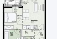 BEIM DONAUUFER: Helle 2-Zimmer-Wohnung mit Westbalkon in zentraler Lage