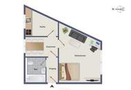 Vermietete Anlegerwohnung mit ruhiger Innenhoflage in Graz-Eggenberg