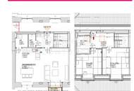 Elegante 3 Zimmer Maisonette mit Balkon in der Zollamtstraße 7 zu vermieten (inkl. Fernwärme-Akonto)