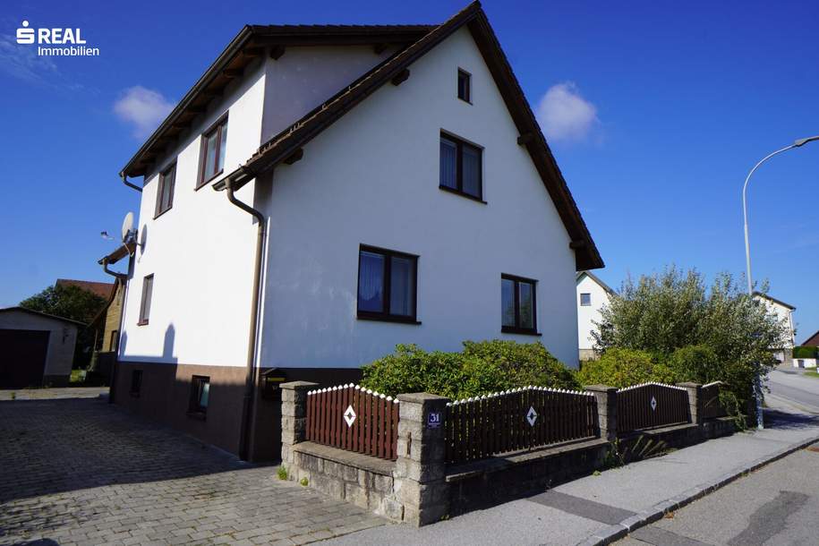 Schönes Stadthaus mit Garten, Garage und großem Schuppen, Haus-kauf, 249.000,€, 3860 Gmünd