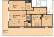 Einfach nur "wow"!!! 4 Zimmer DG Wohnung mit 55,55m² TERRASSENFLÄCHE nahe Akademiepark