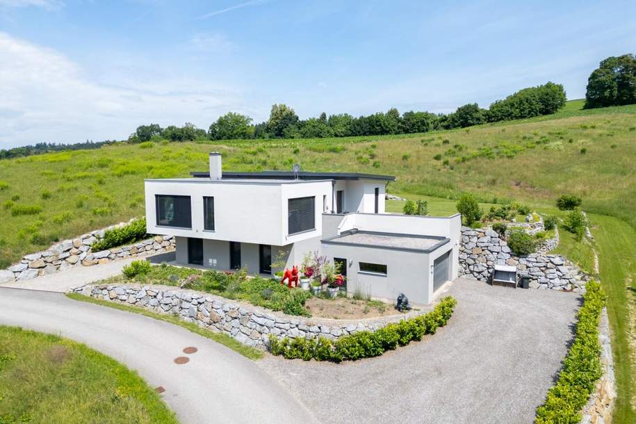 "Luxus,Land,Liebe,Linz-Exklusive Villa mit Erdwärme, Gartenresidenz und unverbaubarem Grünblick!", Haus-kauf, 4320 Perg