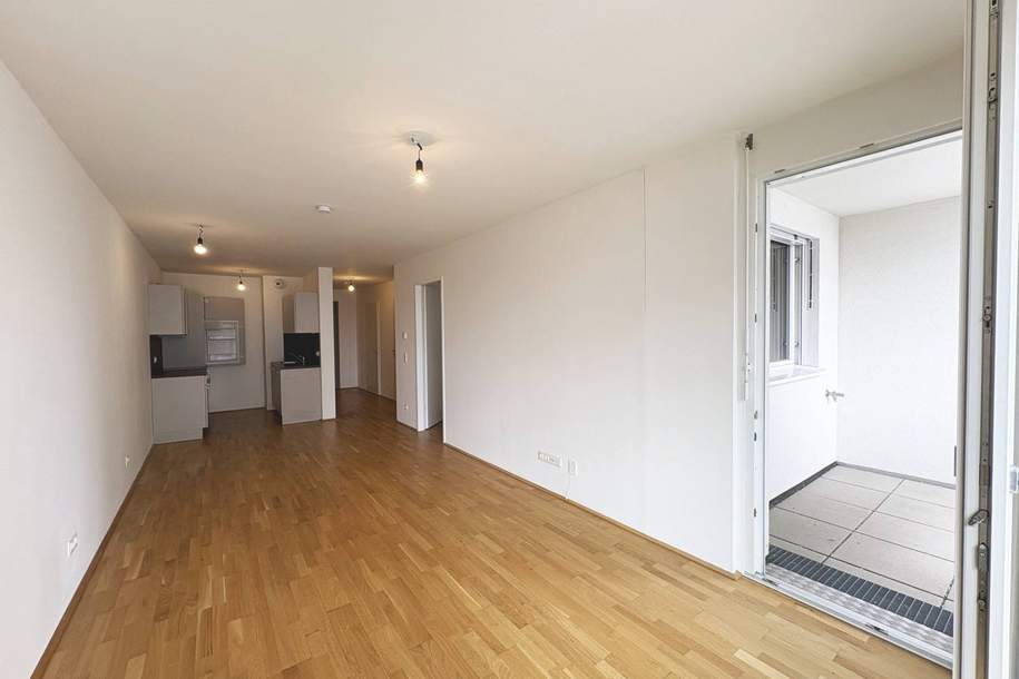Q11 Leben in Simmering - Lichtdurchflutete Loggiawohnung mit 2 Zimmern und Deckenkühlung!, Wohnung-miete, 1.049,00,€, 1110 Wien 11., Simmering