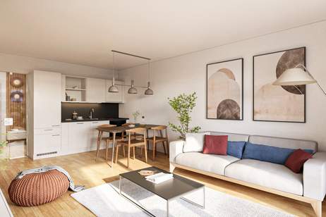 Grün wohnen. Ruhe genießen. Wien ganz nah., Wohnung-miete, 909,21,€, 2331 Mödling