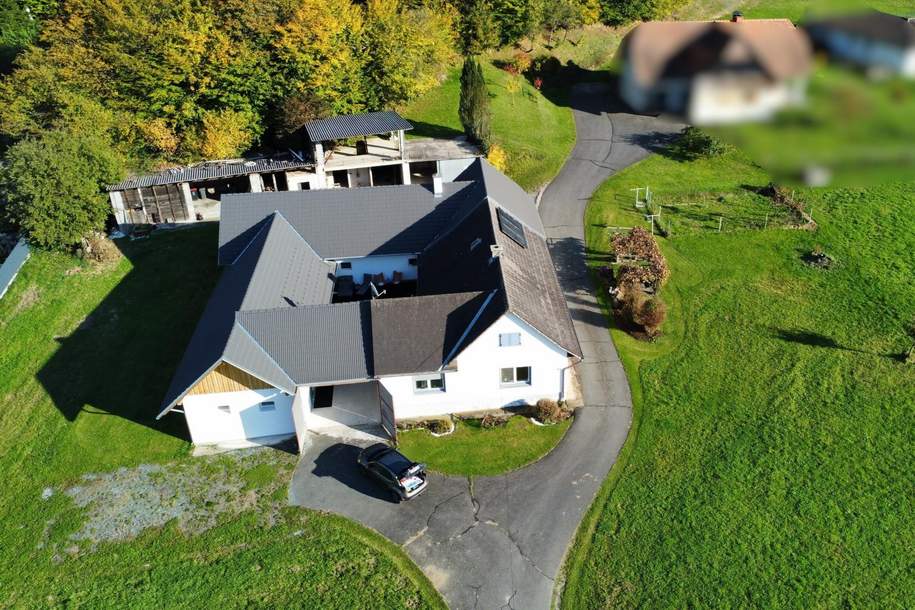 Gepflegter Vierkanthof mit Nebengebäude und eigenem Wald im idyllischen Südburgenland, Haus-kauf, 350.000,€, 8385 Jennersdorf